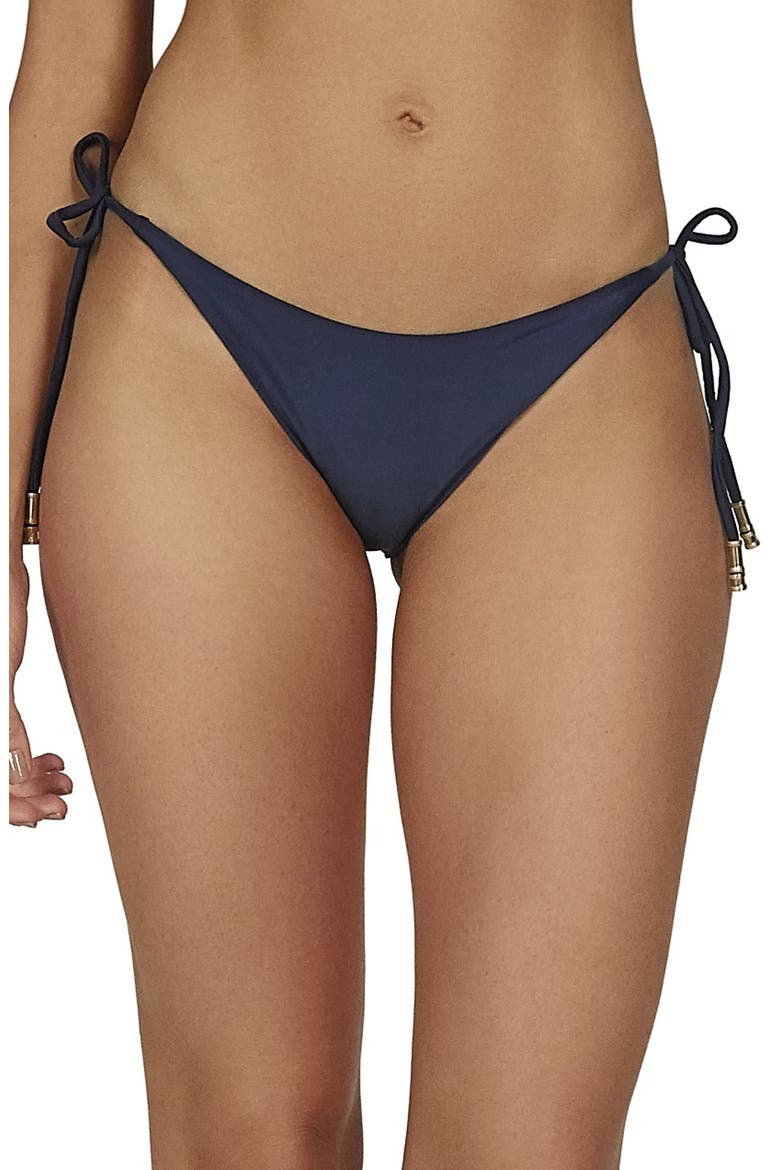 ViX Swimwear Side Tie Bikini Bottoms, Main, color, NAVY