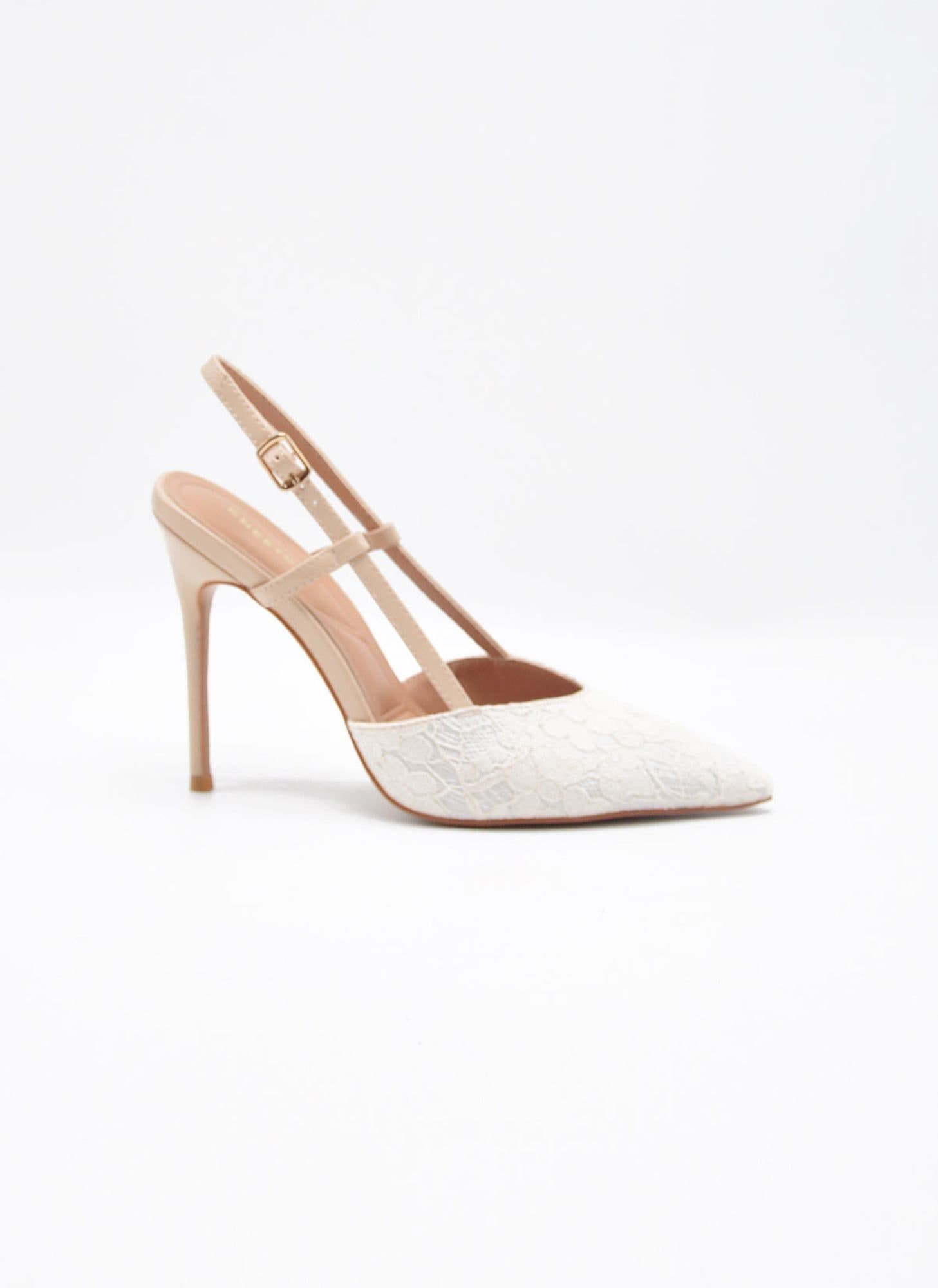 Violetta Stilettos, Alternate, color, White