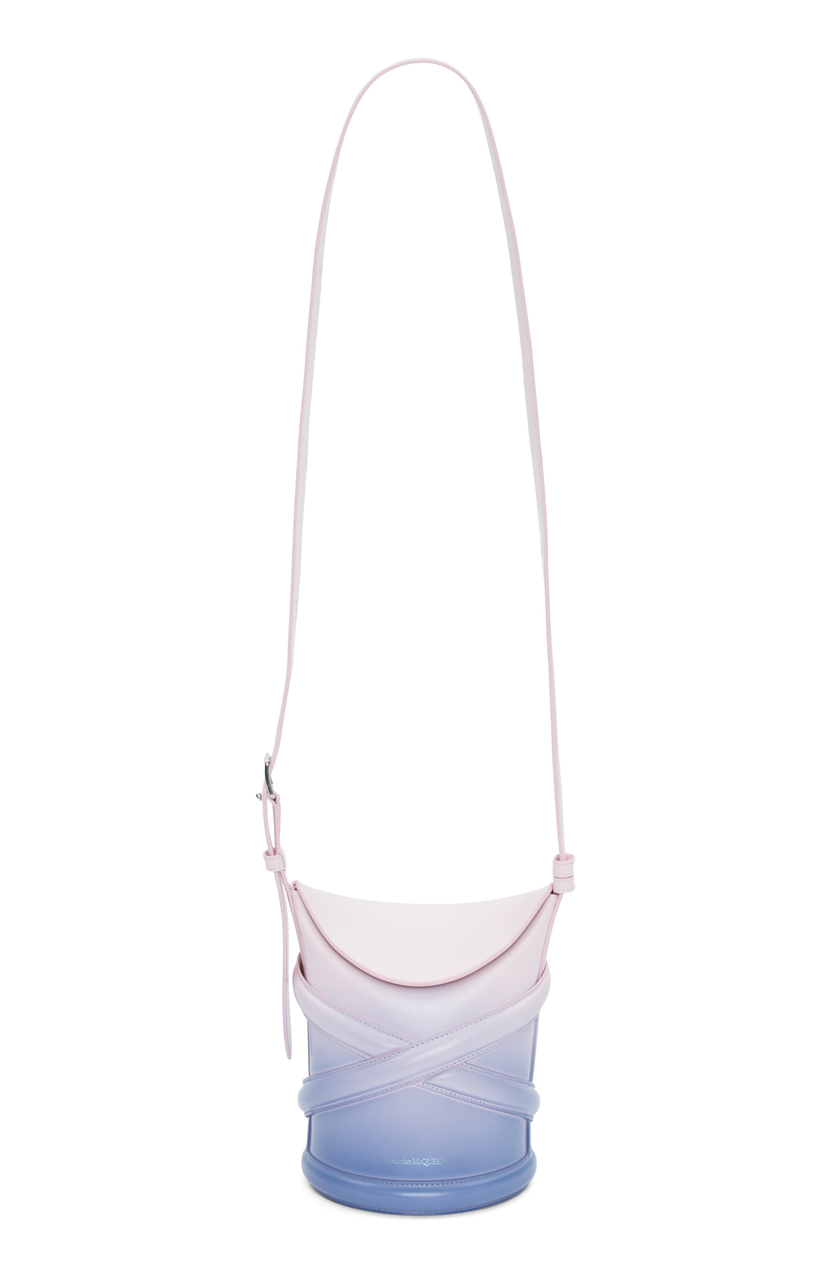 McQueen The Curve Dégradé Leather Crossbody Bag, Alternate, color, 