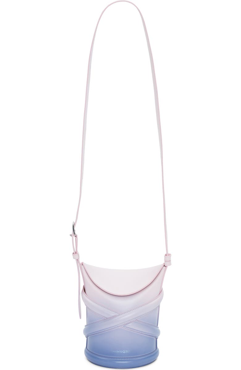 McQueen The Curve Dégradé Leather Crossbody Bag, Alternate, color,