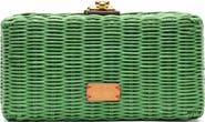 Frances Valentine Pepper Wicker Clutch