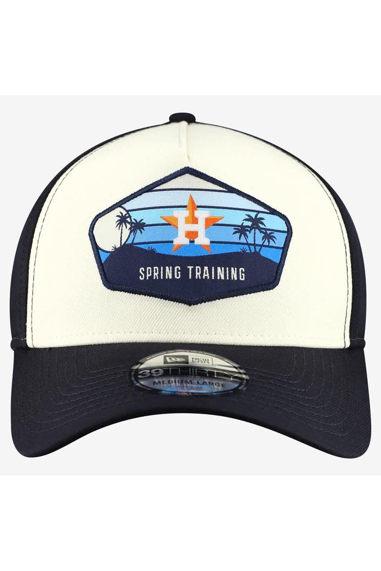 Men's New Era  Stone Houston Astros 2026 Spring Training Fan Pack Gradient 39THIRTY Flex Hat, Alternate, color, Stone