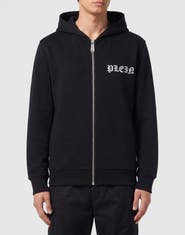 PHILIPP PLEIN Hoodie Zip Skull Stones Men