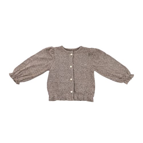 Sweet Cactus Ruffle 3-piece Outfit Set In Brown