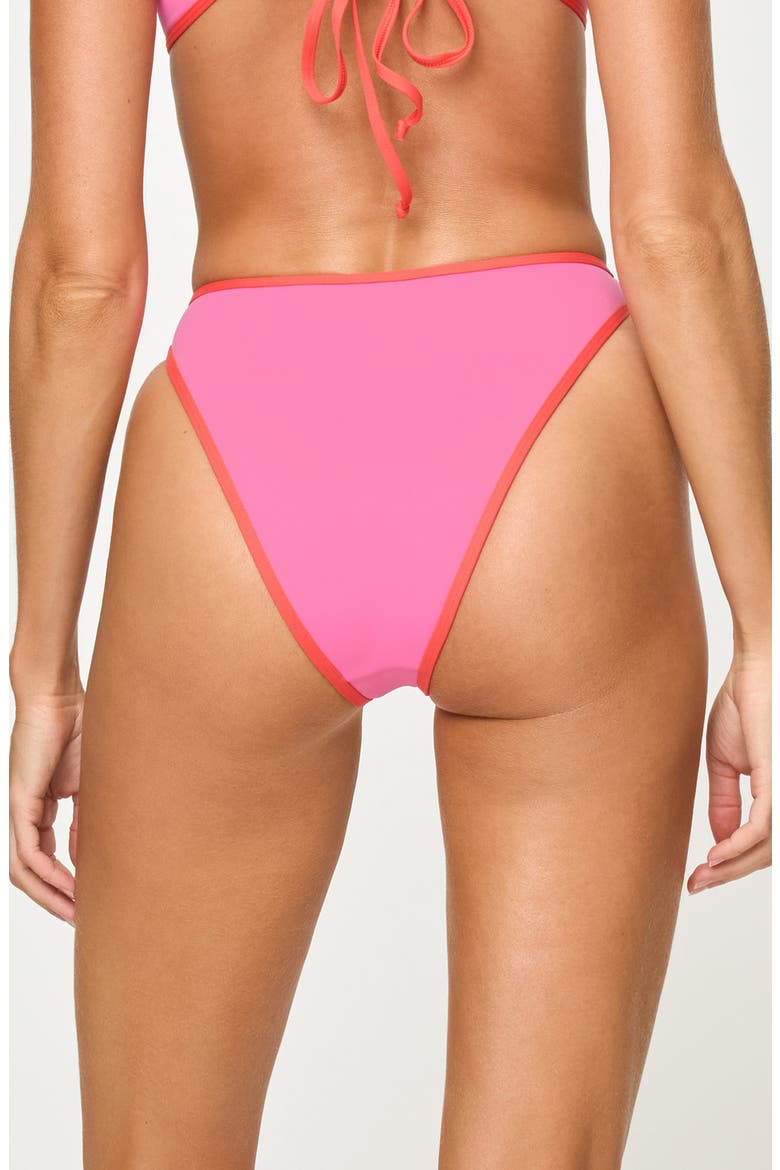 L Space Nora Bitsy Bikini Bottoms, Alternate, color, BUBBLEGUM/ GRAPEFRUIT