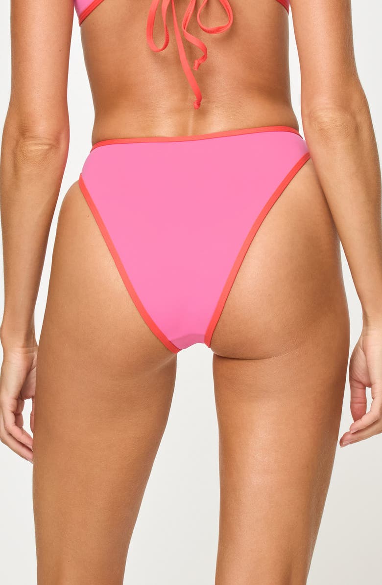 LSPACE L Space Nora Bitsy Bikini Bottoms, Alternate, color, Bubblegum/ Grapefruit