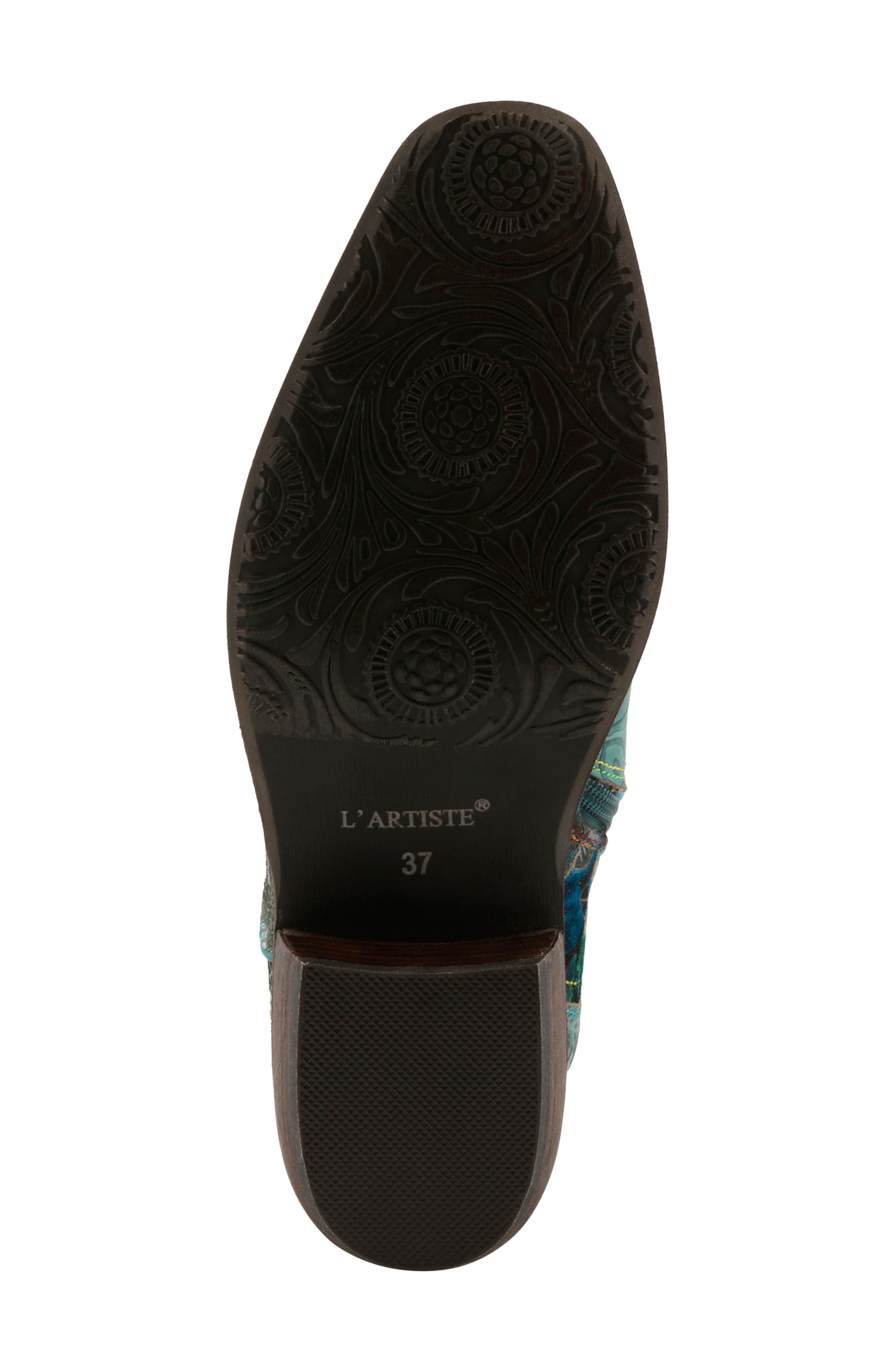 L'Artiste by Spring Step Rodeoqueen Western Boot, Alternate, color, Turquoise Multi