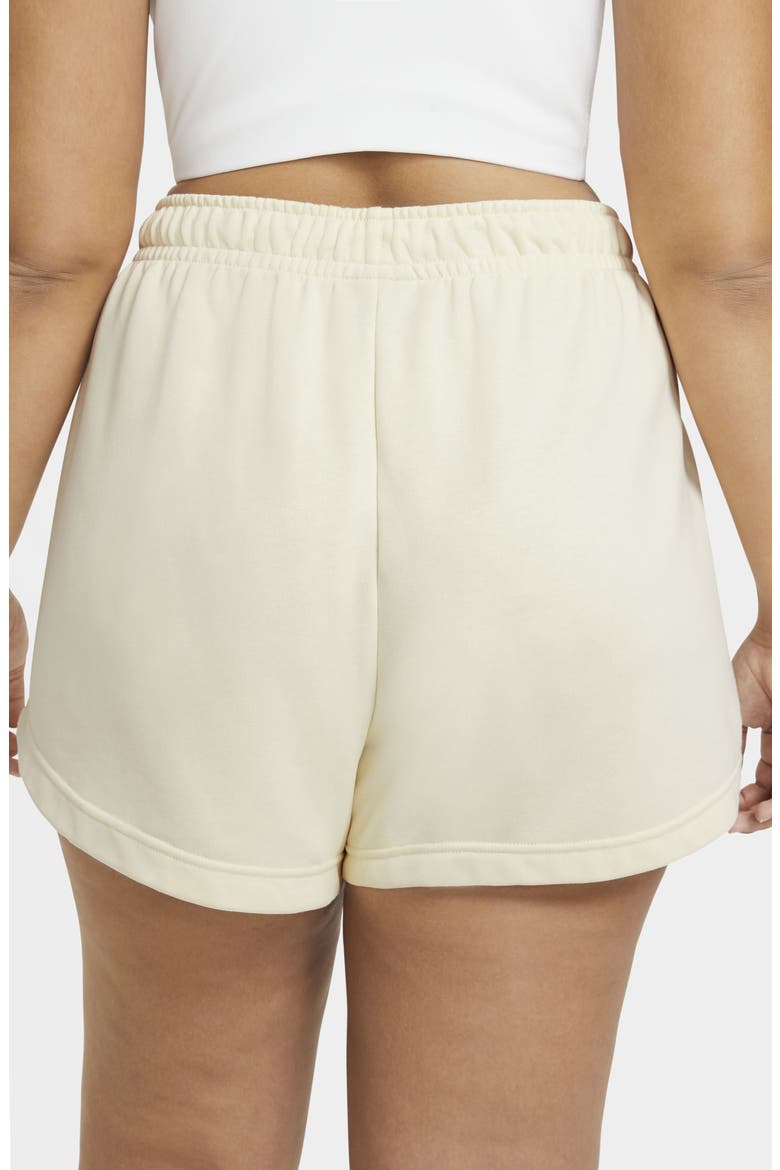 Sportswear French Terry Shorts, Alternate, color, COCONUT MILK/ BLACK