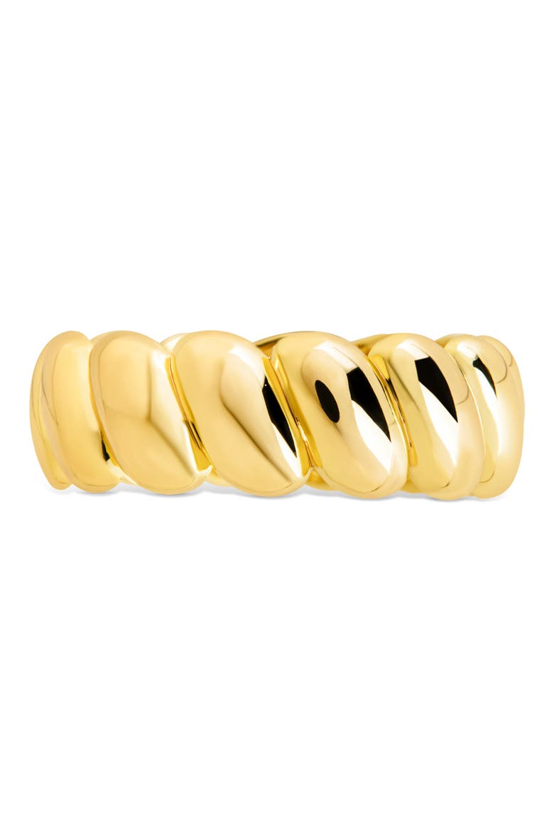 Milena Twisted Bubble Band Ring, Alternate, color, GOLD
