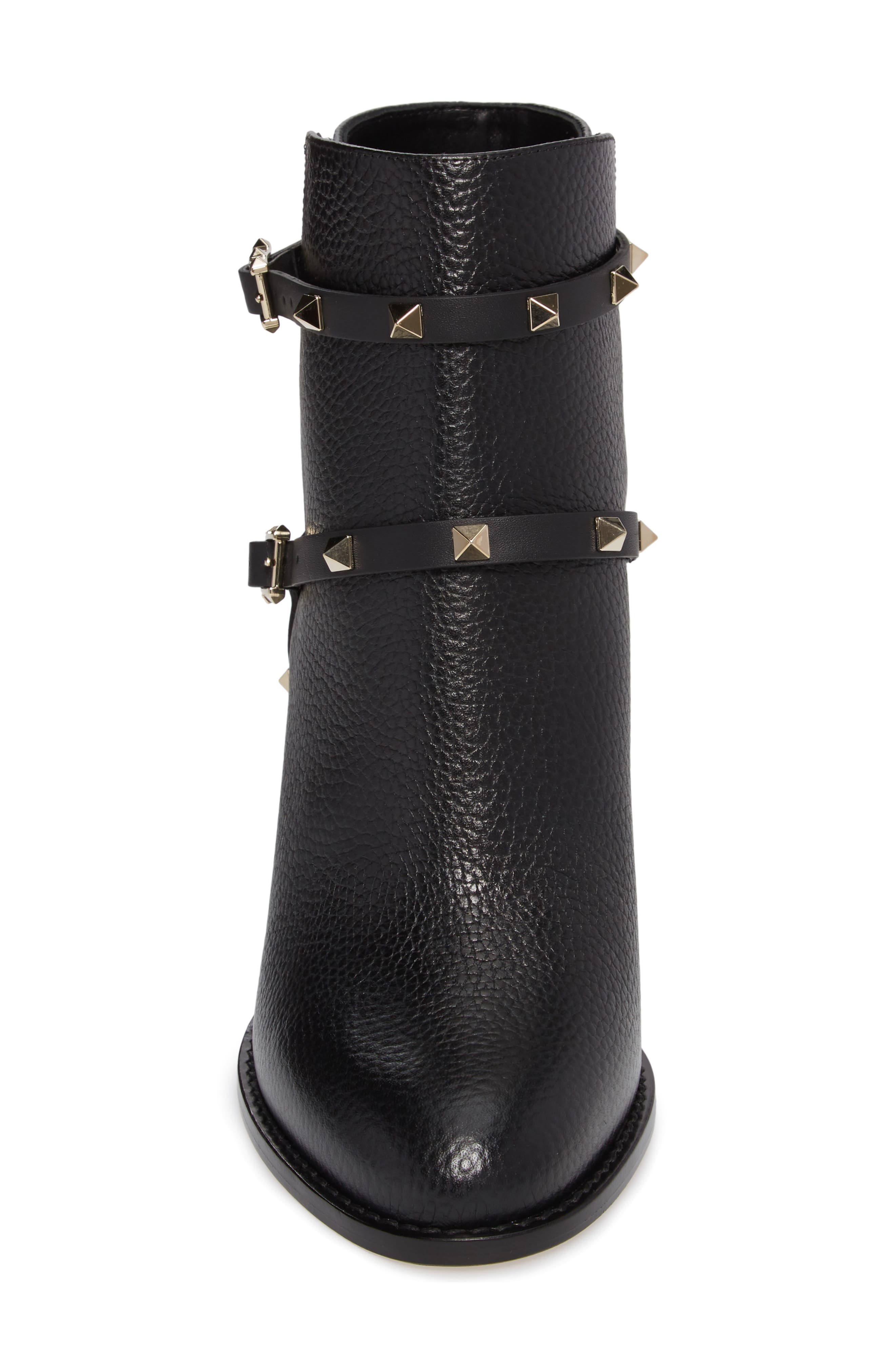 Valentino Garavani Rockstud Block Heel Bootie, Alternate, color, 