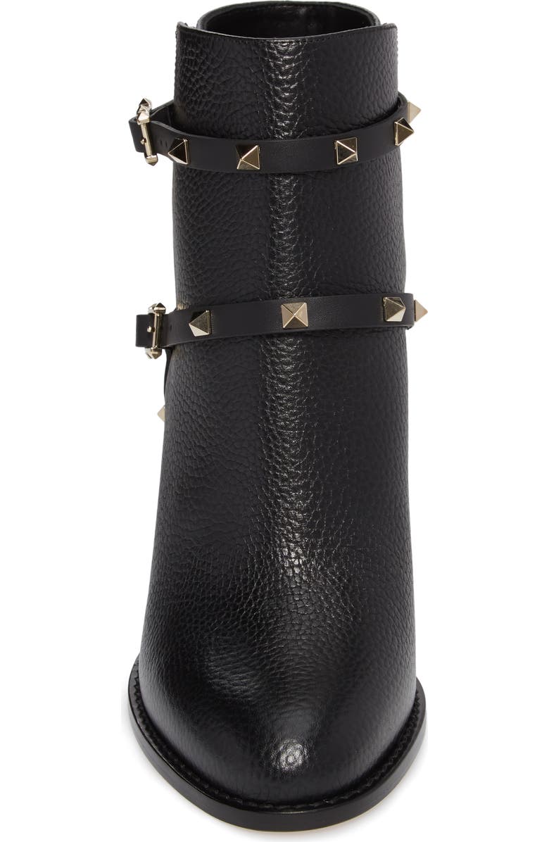 Valentino Garavani Rockstud Block Heel Bootie, Alternate, color,