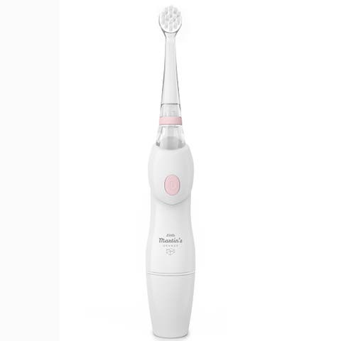 Baby Electric Toothbrush Pink, Sonic Vibration, Lights, Timer