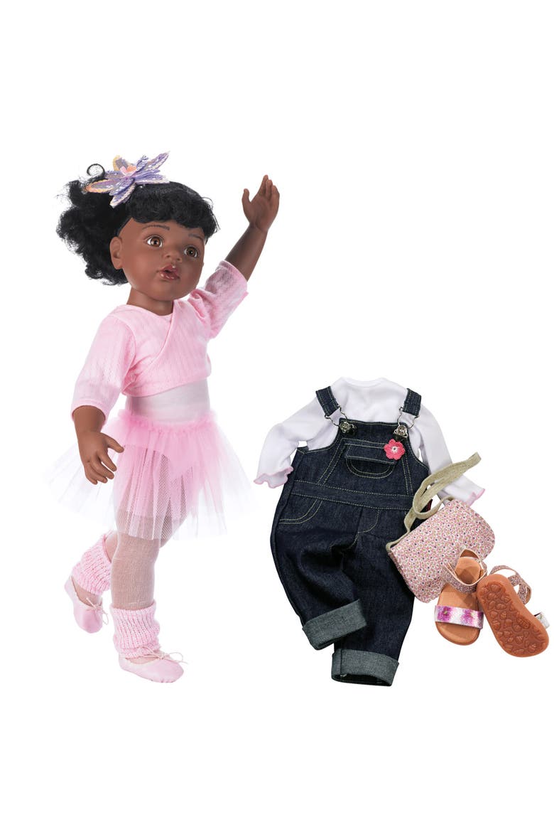 19.5" Hannah Princess at The Ballet Poseable Doll with Extra Outfit, Main, color, Multicolored