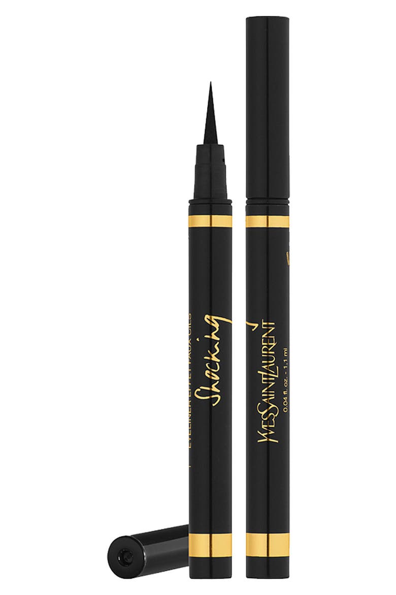 Eyeliner Effet Faux Cils Bold Felt Tip Eyeliner Pen, Main, color, NO. 01 BLACK