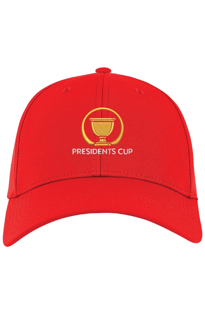 AHEAD Unisex Ahead  Red 2024 Presidents Cup  Stratus Adjustable Hat, Alternate, color, 