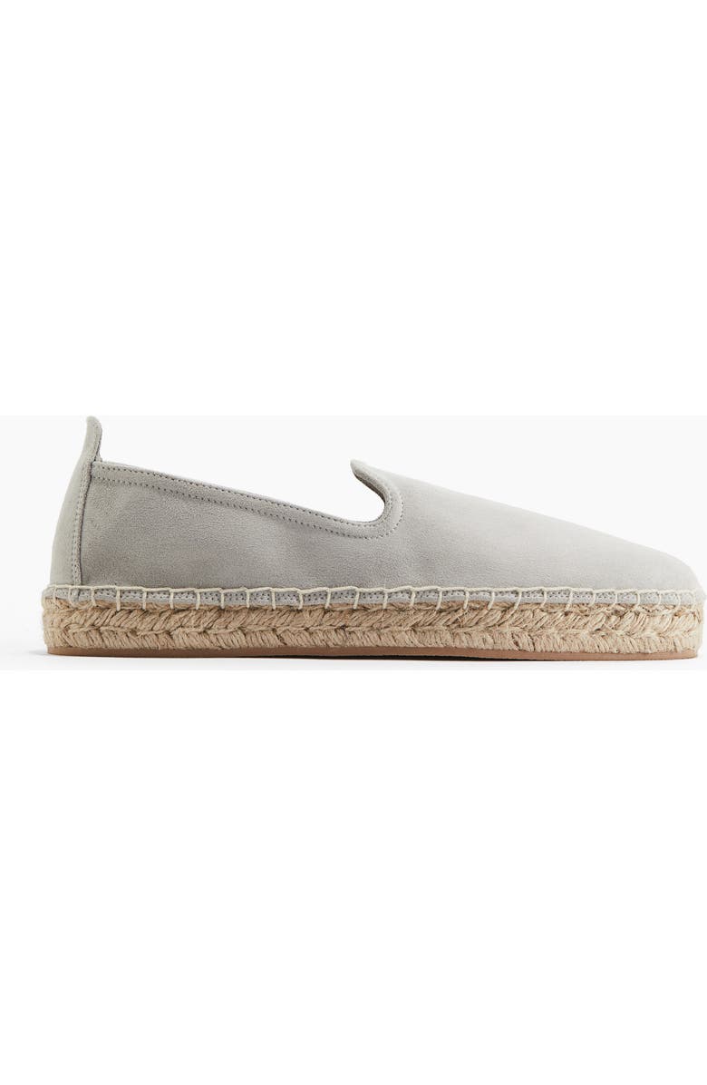 H&M Canvas Espadrilles, Main, color, Light Gray
