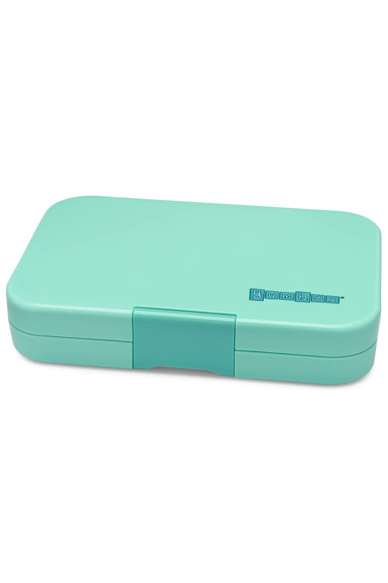Tapas Bento-Style Leakproof Lunch Box 5 Compartments, Alternate, color, Bali Aqua