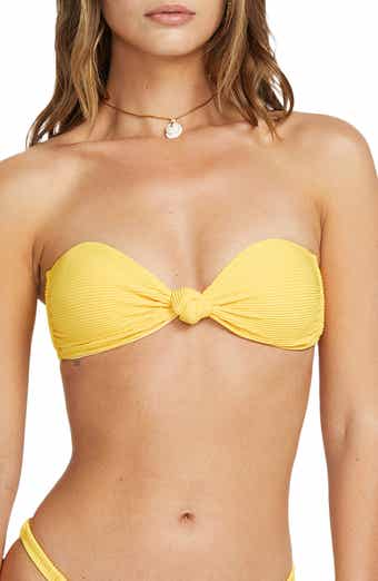 Billabong Tanlines Lola Knotted Bandeau Bikini Top