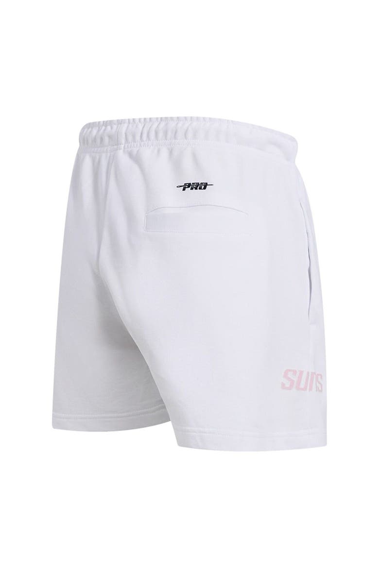 Men's Pro Standard White Phoenix Suns Washed Neon Shorts, Alternate, color, White