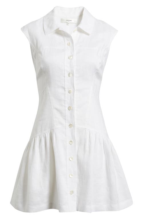 Frame The Day Drop Waist Linen Dress