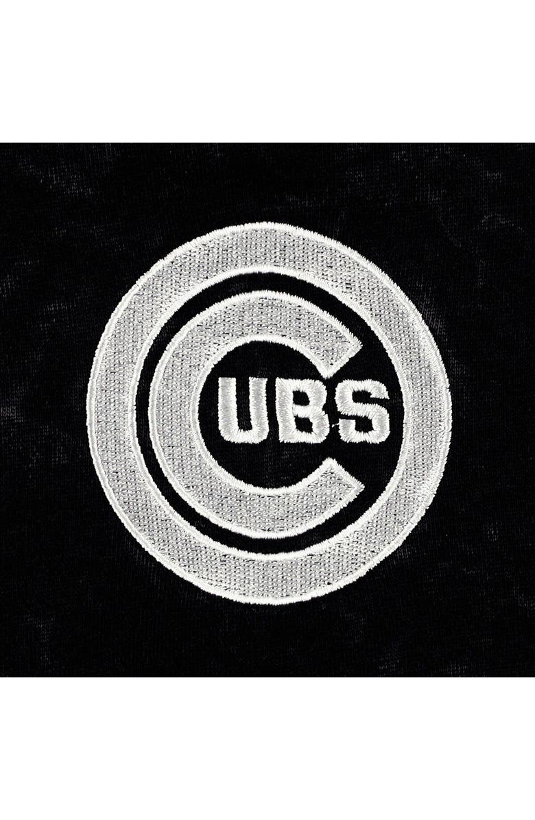 THE WILD COLLECTIVE Women's The Wild Collective Black Chicago Cubs Marble Jogger Pants, Alternate, color, Black