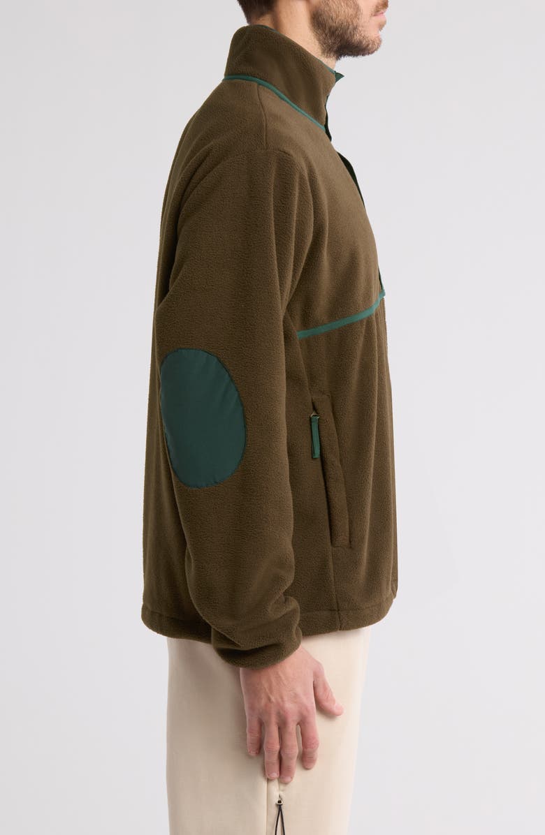 Museum of Peace & Quiet Wordmark Half Snap Fleece Pullover, Alternate, color, 