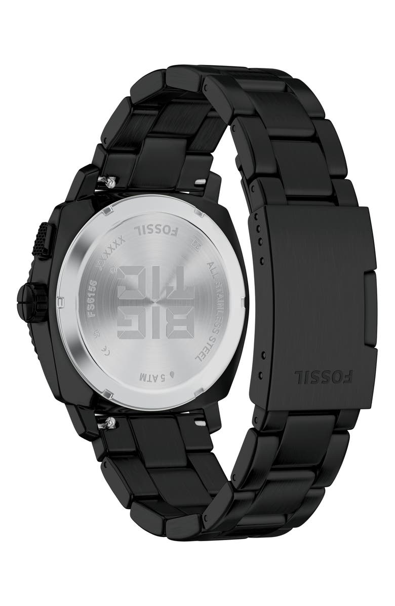 Fossil Machine Big Tic<sup>®</sup> Anadigi Bracelet Watch, 41mm, Alternate, color, Black