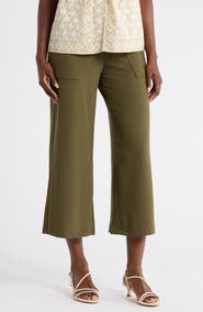 MAX STUDIO Crop Wide Leg Pants