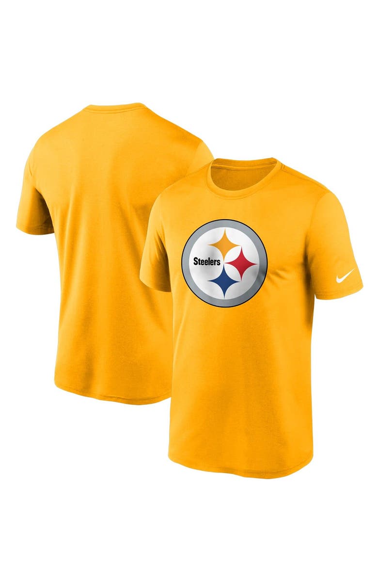 Nike Men's Nike Gold Pittsburgh Steelers Logo Essential Legend Performance T-Shirt, Main, color, Gold
