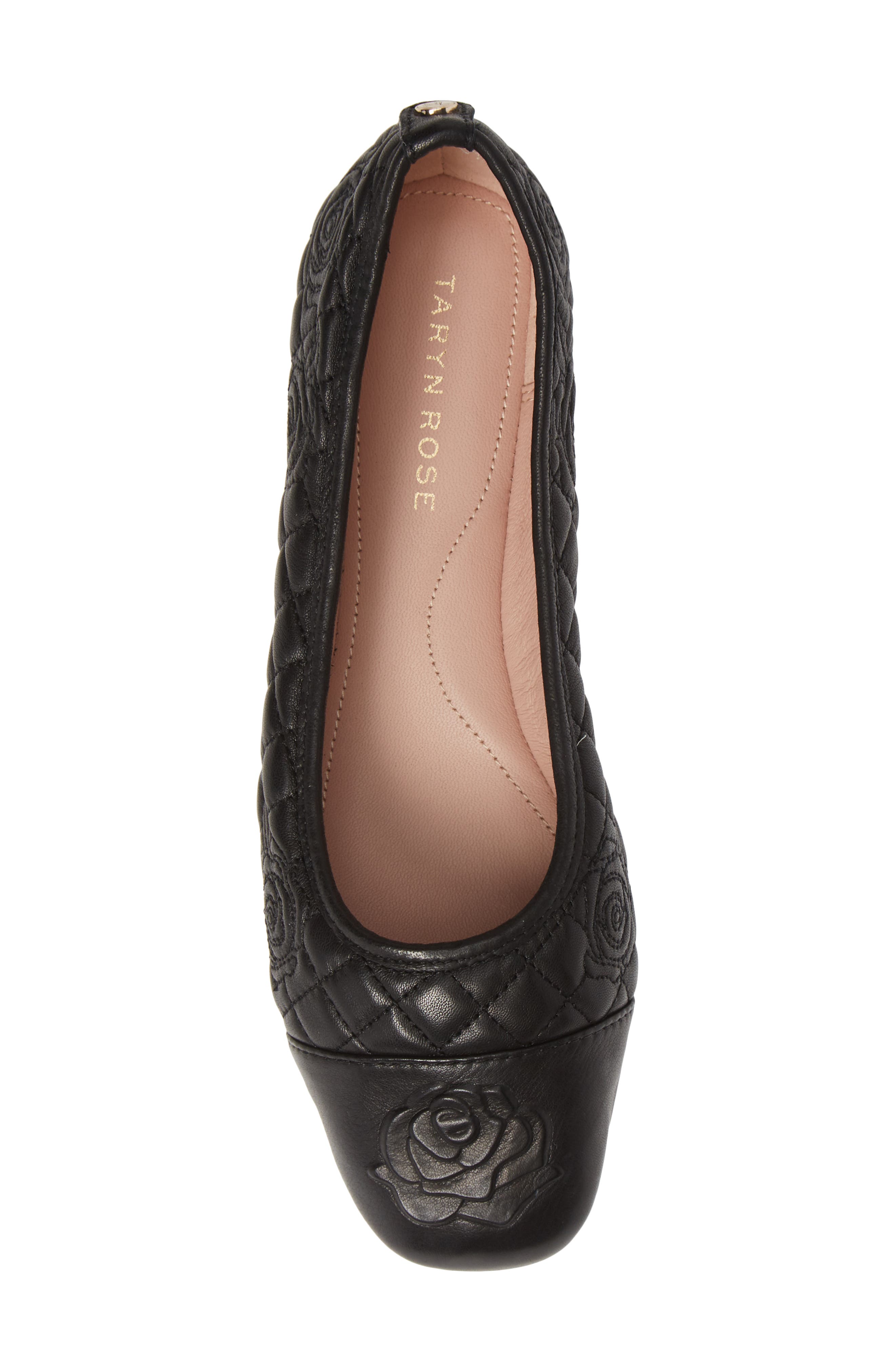 Taryn Rose Reese Embroidered Flat, Alternate, color, 