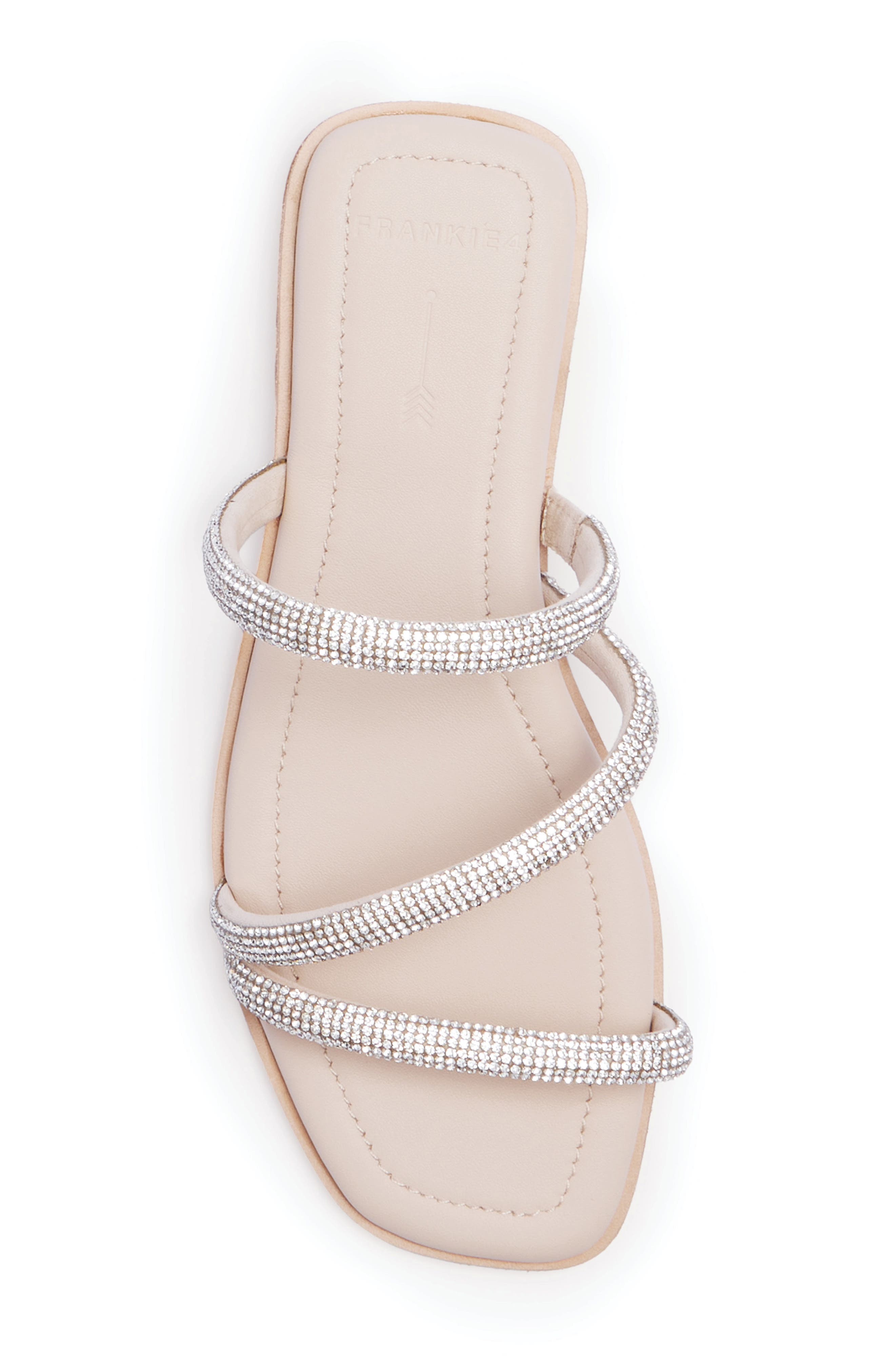 FRANKIE4 Remy Strappy Sandal, Alternate, color, Blush Crystal