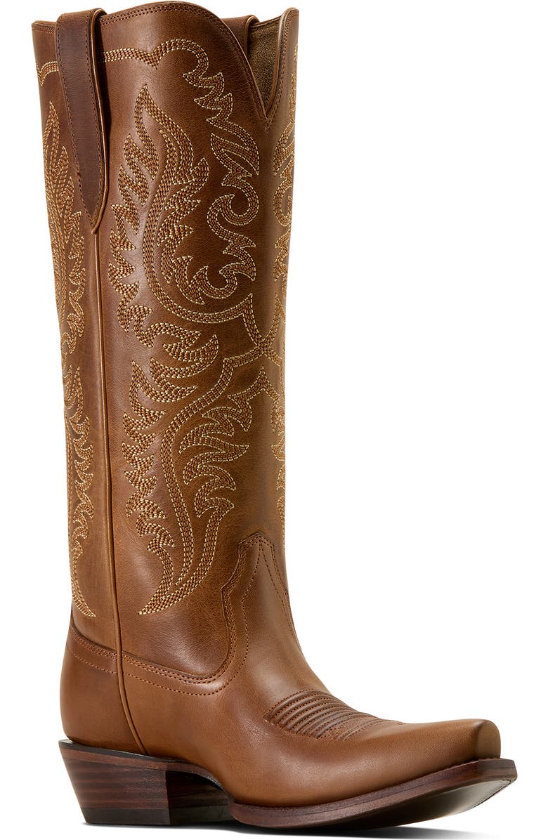 Ariat Ellamore X Toe Western Boot, Main, color, Smoked Wheat