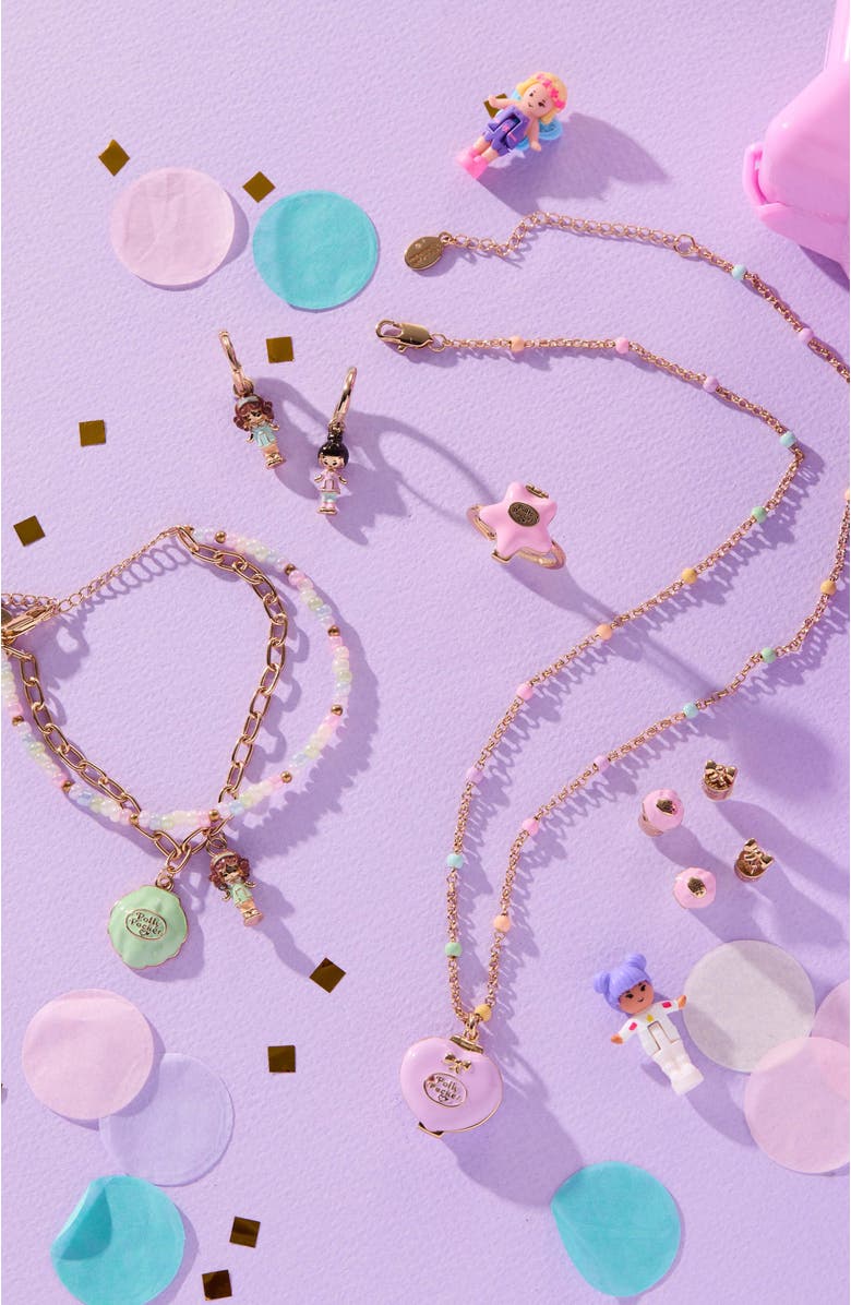 Alex and Ani Polly Pocket Locket Ring, Alternate, color, Gold