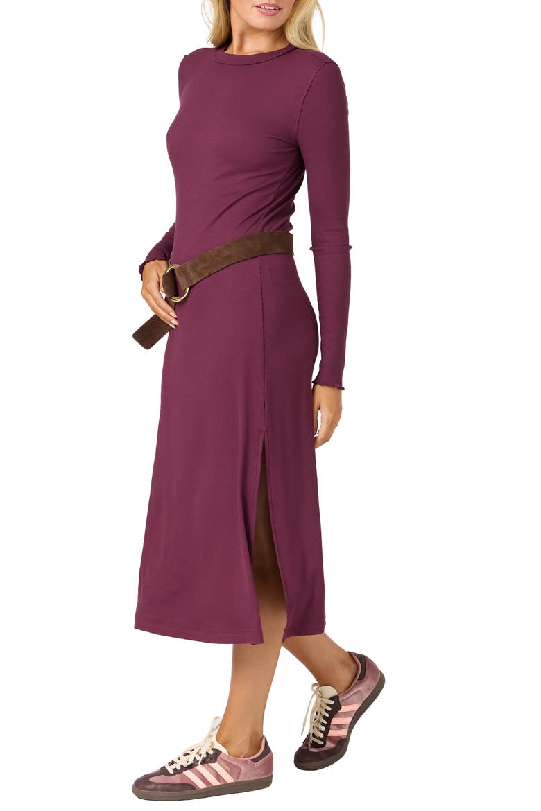 Suzana Midi Dress, Alternate, color, FIG