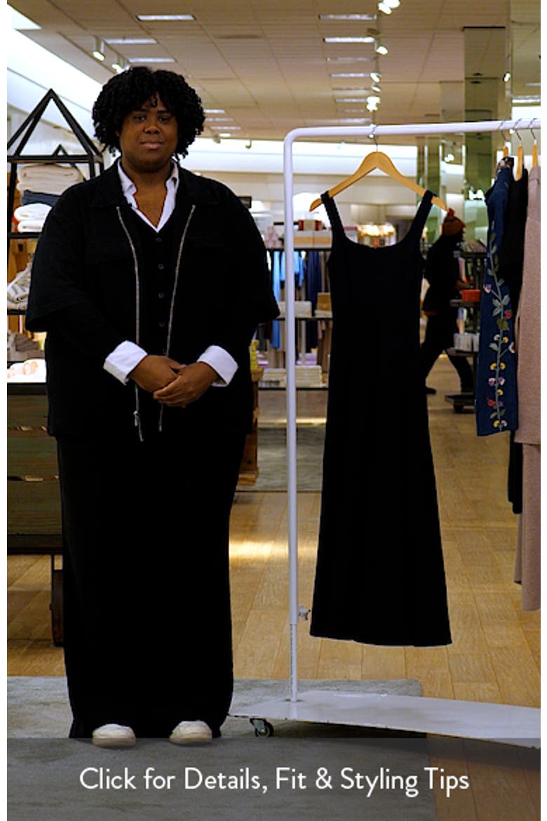 Square Neck Midi Dress video