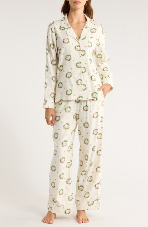 Cozy Cotton Blend Flannel Pajamas