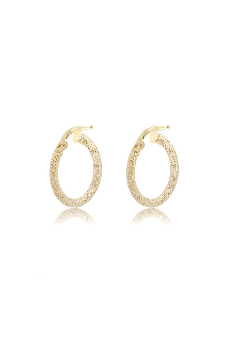 Mini Mesh Gold Hoop Earrings, Alternate, color, Yellow Gold