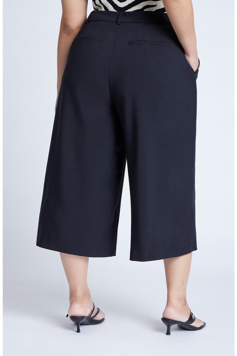 Wide Leg Culottes, Alternate, color, BLACK ONYX