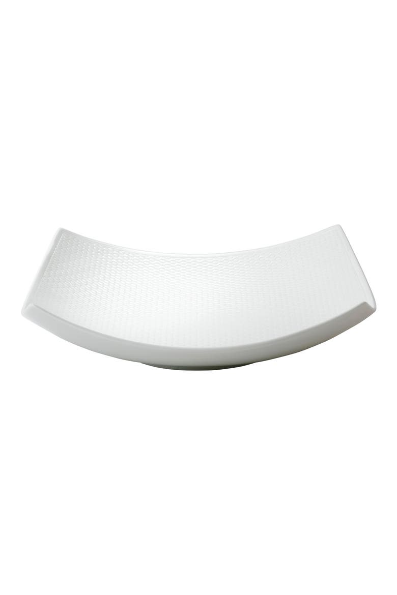 Gio Sculptural Bone China Bowl, Alternate, color, WHITE