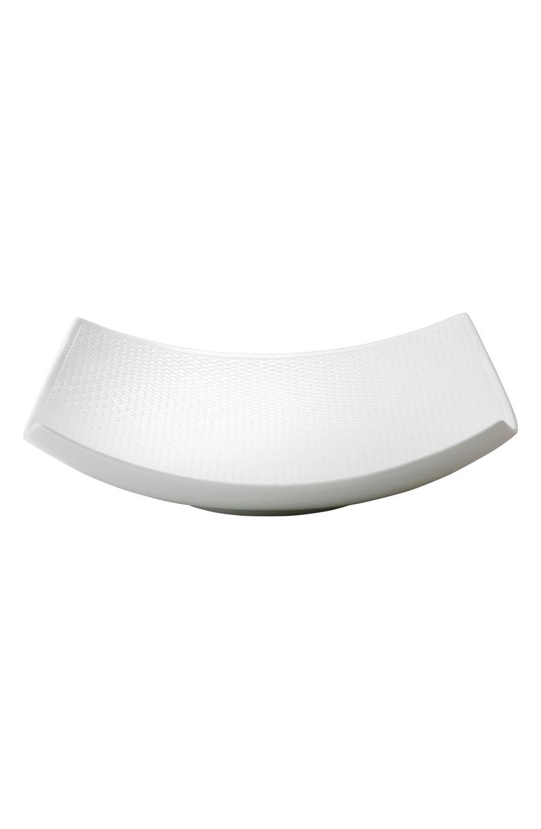 Wedgwood Gio Sculptural Bone China Bowl, Alternate, color, White