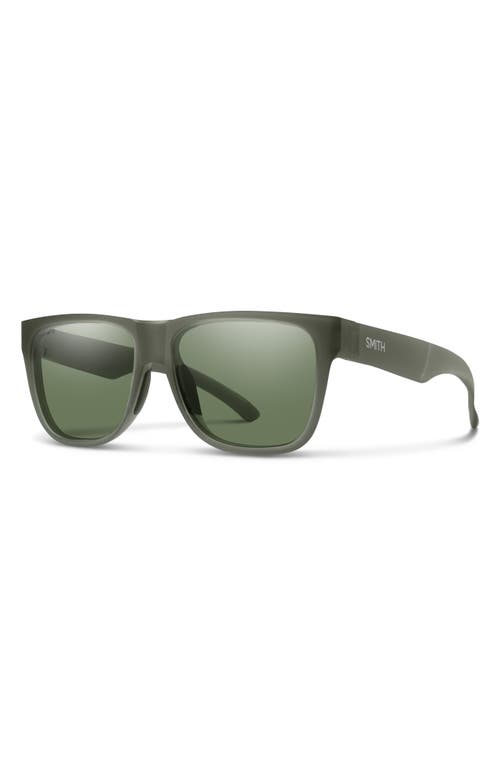 Smith Lowdown 2 55mm Chromapop™ Polarized Sunglasses In Green