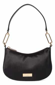 nina satin crystal shoulder bag