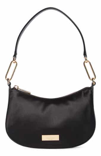 nina satin crystal shoulder bag