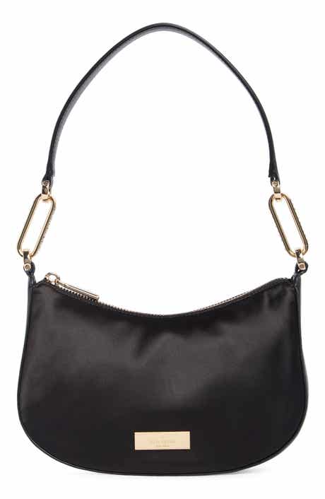 nina satin crystal shoulder bag