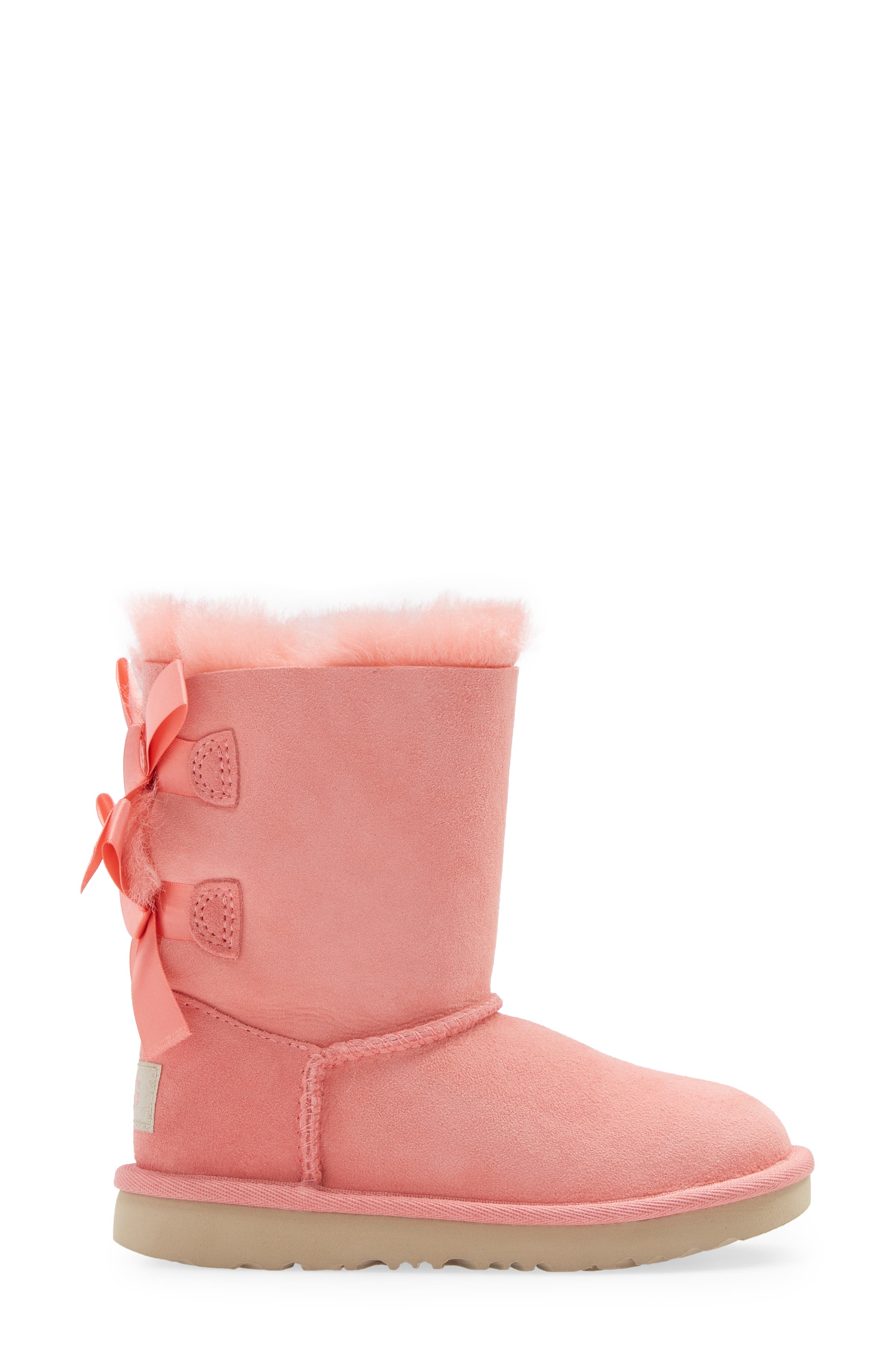 UGG<sup>®</sup> Bailey Bow II Genuine Shearing Boot, Alternate, color, Pink Blossom