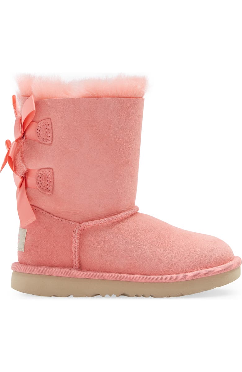 UGG<sup>®</sup> Bailey Bow II Genuine Shearing Boot, Alternate, color, Pink Blossom