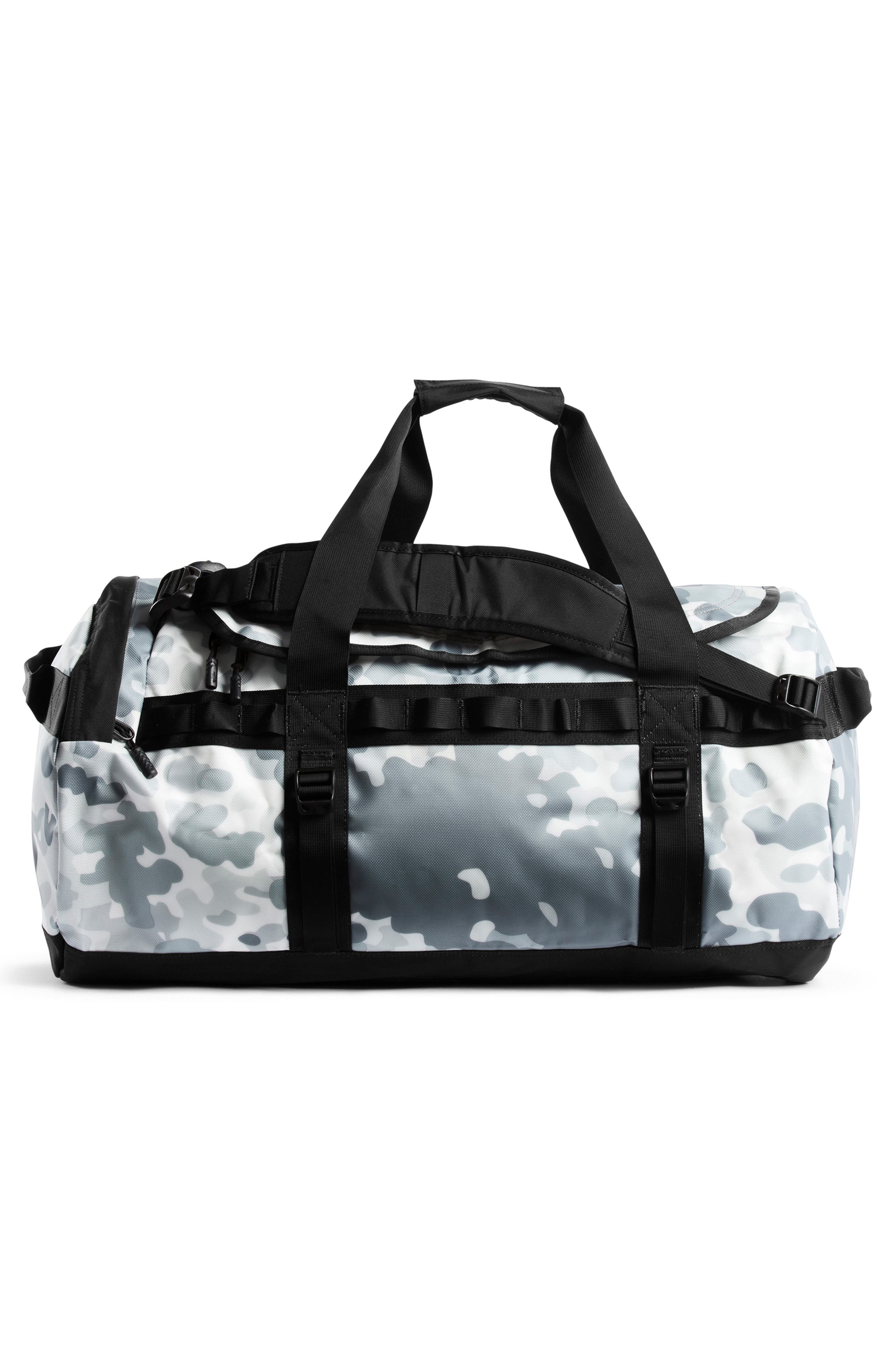 Base Camp Water Resistant Duffel Bag, Alternate, color, TNF WHITE MACROFLECK CAMO