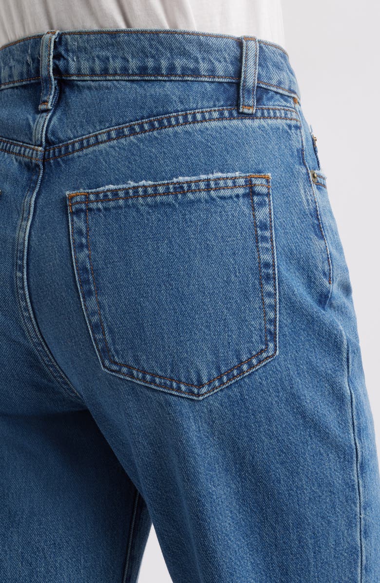 FRAME Le Jane High Waist Ankle Straight Leg Jeans, Alternate, color, Caramia