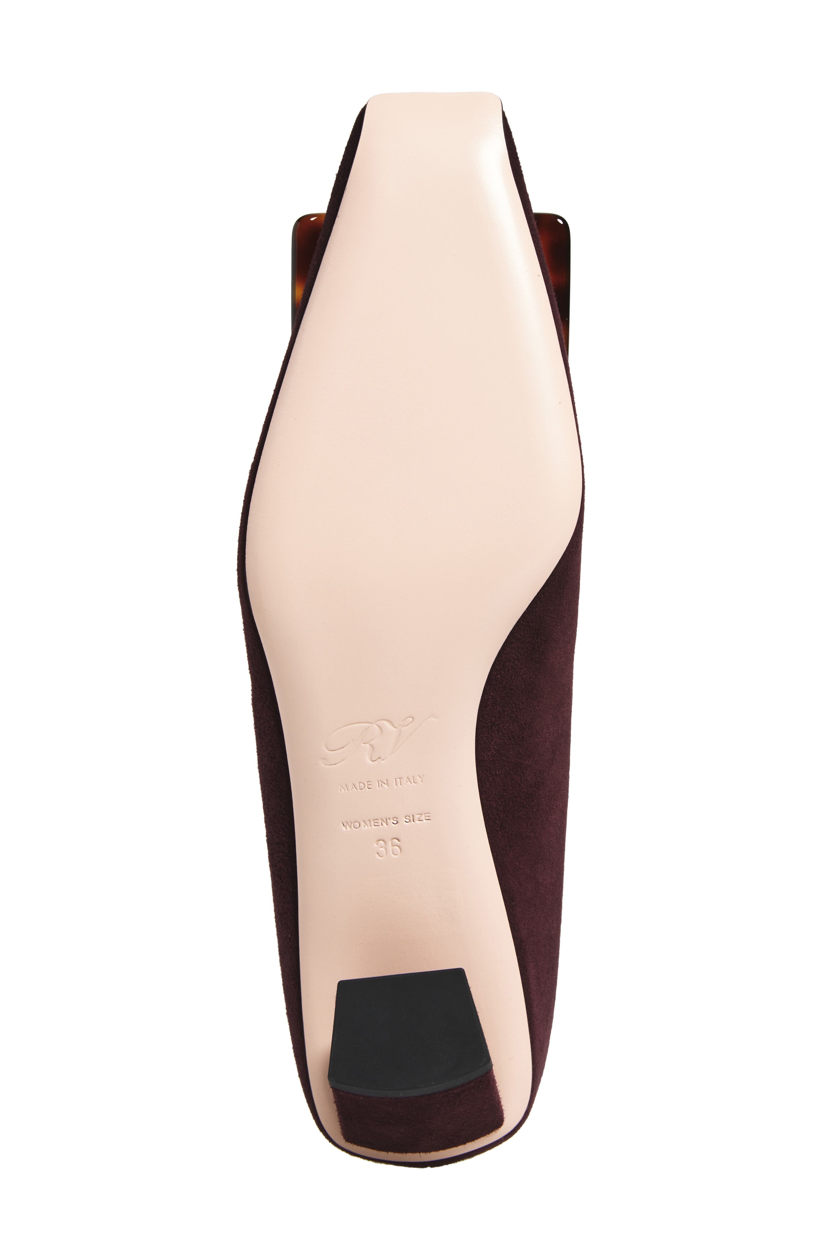 Roger Vivier Belle Vivier Block Heel Pump, Alternate, color, Kraft Chiaro