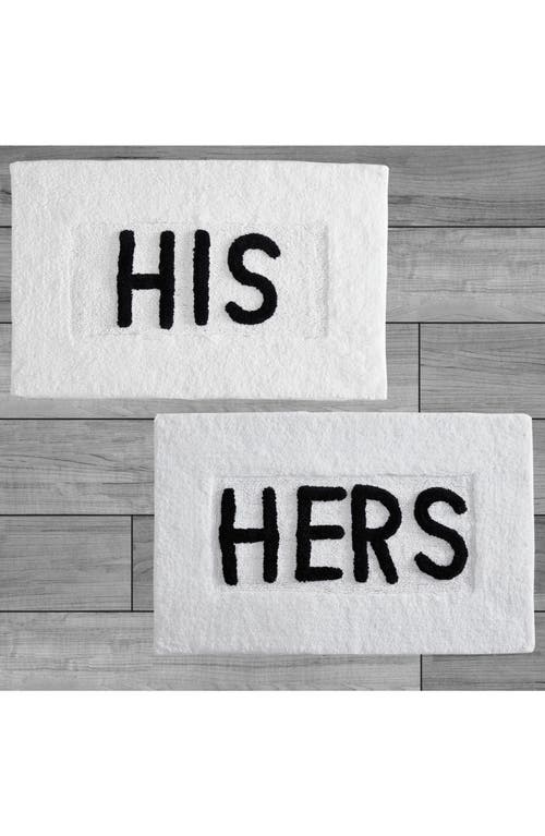 Jean Pierre New York His & Hers 2-piece Bath Mat Set